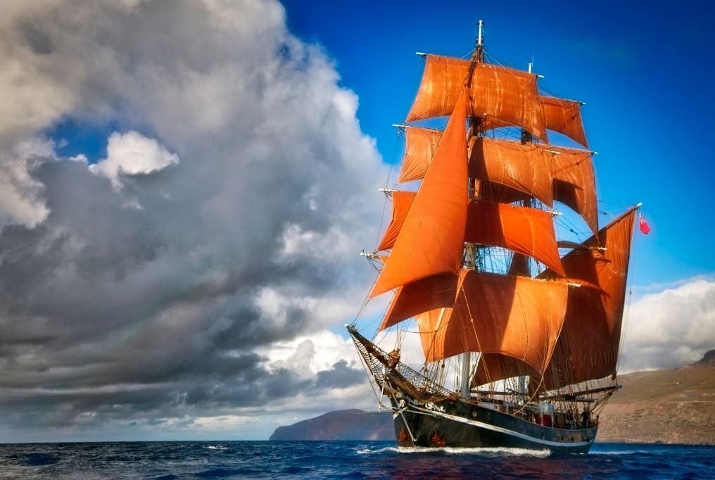 Segelschiff Eye of the Wind