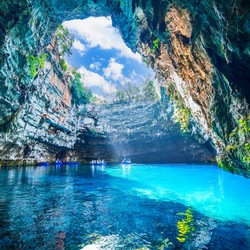 Kefalonia Melissani Höhle