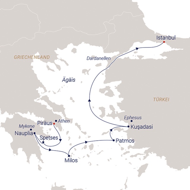 Route Sea Cloud II 01.07.2025