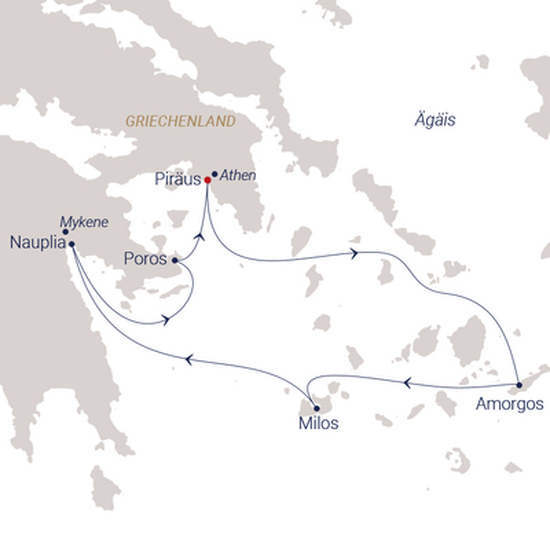 Route Sea Cloud II 31.07.2026