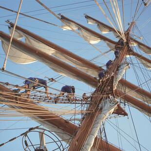 Sea Cloud Blick in die Rahen