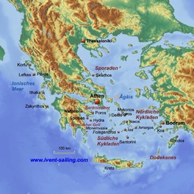 Segelreviere Griechenland