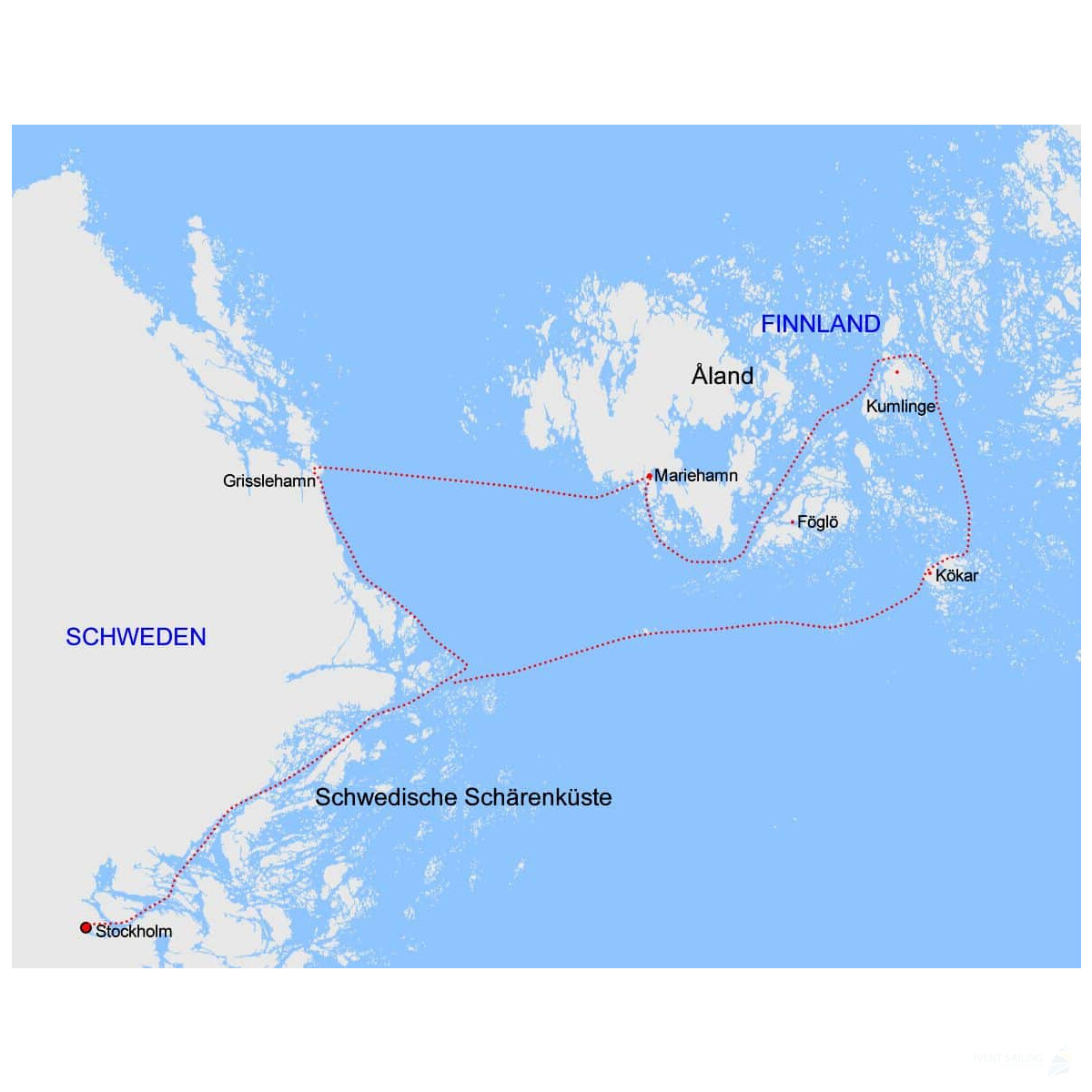 Großsegler-Törn Aland-Inseln mit Anreise 09.07.2025 bis 24.07.2025-16T ab/an Flughafen D, A, CH-Komfort