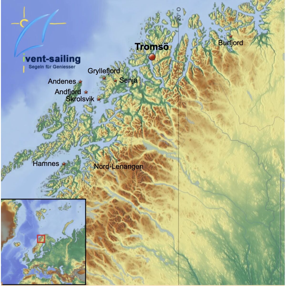 Segel-Safari Norwegen Wale und Polarlichter 29.10.2026 bis 05.11.2026-8T ab/an Tromsö Komfort