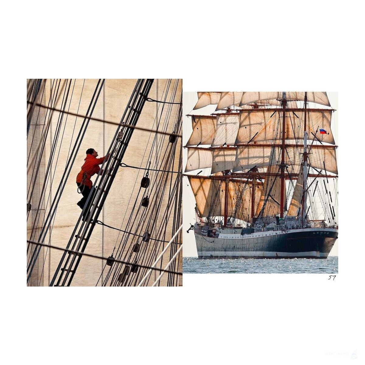 Sedov mitsegeln in der Nordsee