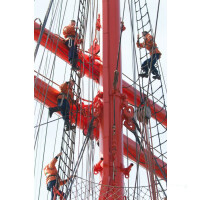 Sedov mitsegeln in der Nordsee