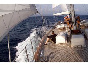 Crossing the Atlantic on Chronos