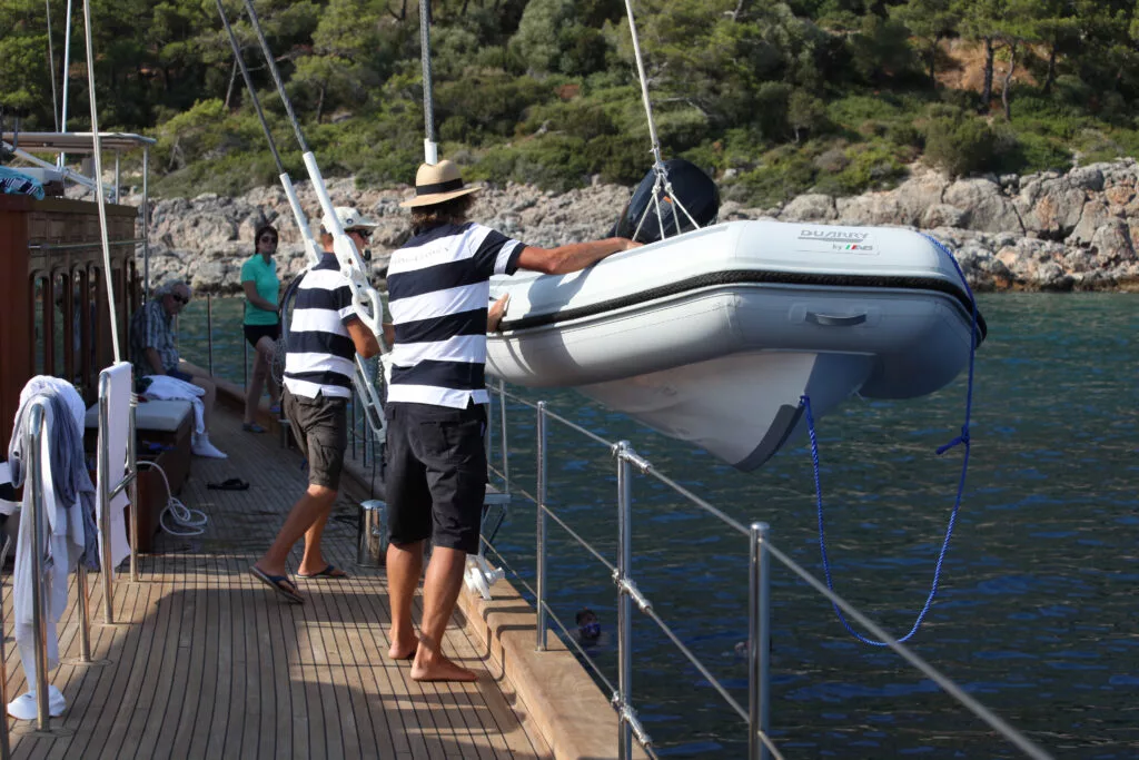 Chronos_Dinghy - Naples to Sardinia: Yacht Sailing with the Chronos