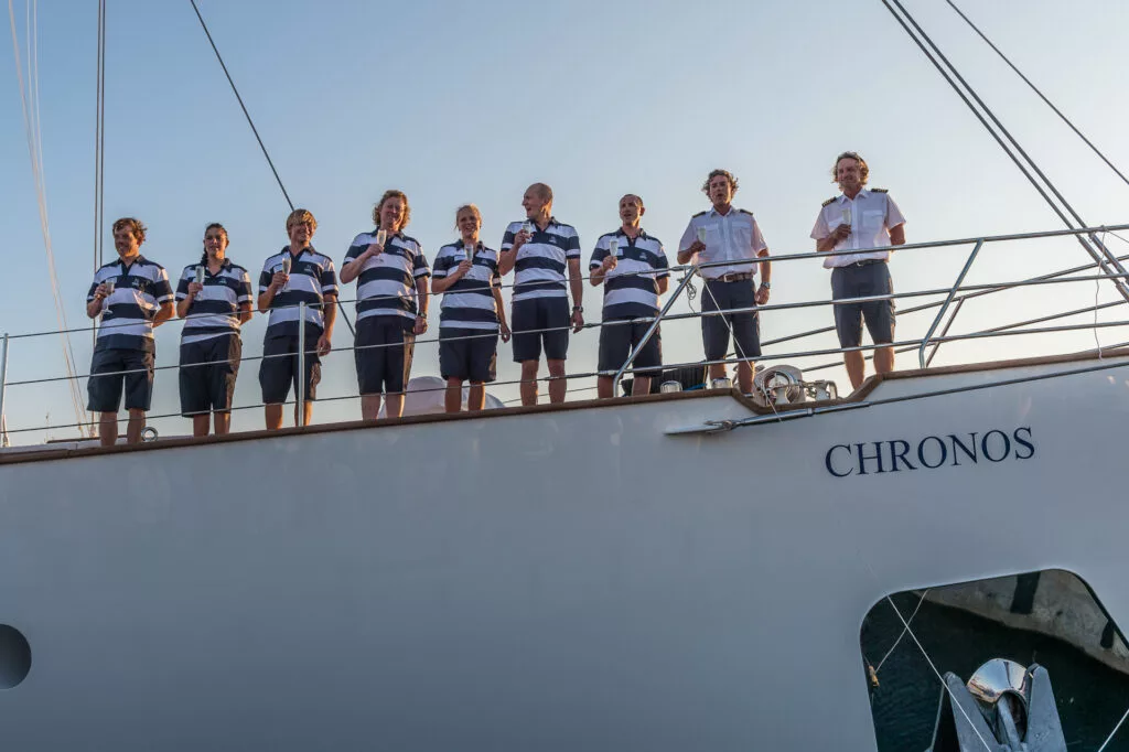 Chronos_Launch - Naples to Sardinia: Yacht Sailing with the Chronos