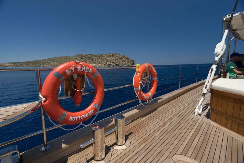 Rhea_Deck - Sailing the Aeolian Islands, Yacht Sailing with the Rhea