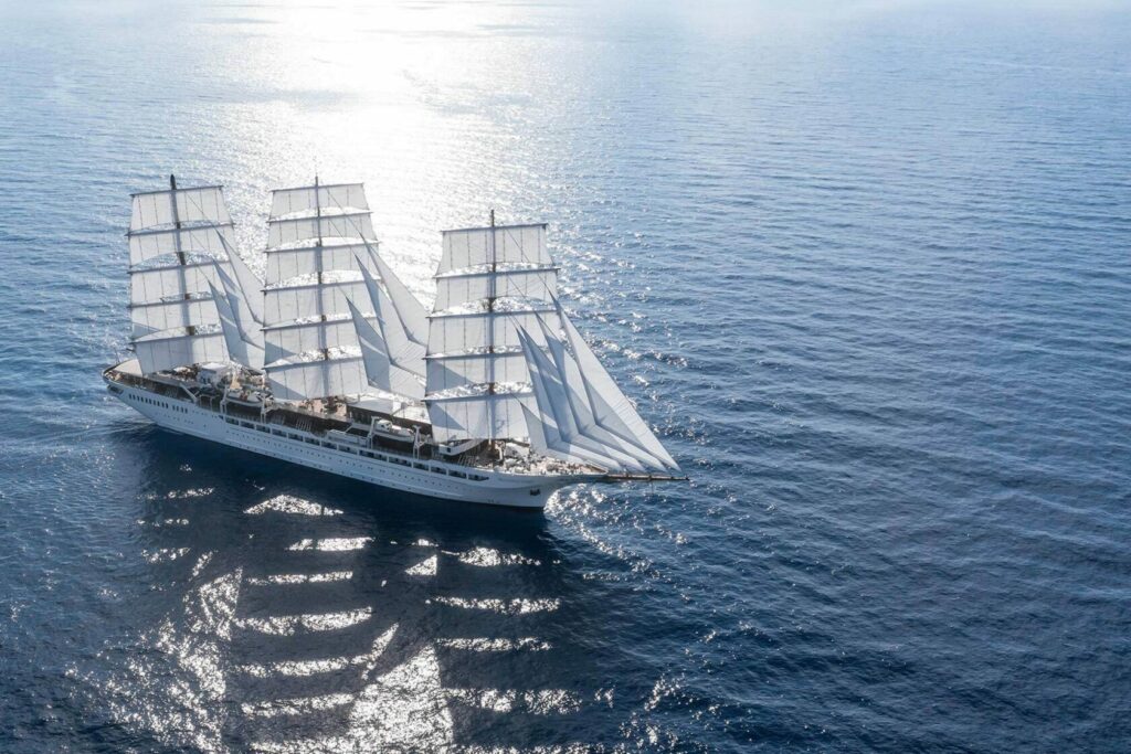 Sea Cloud Spirit vor Palma de Mallorca
