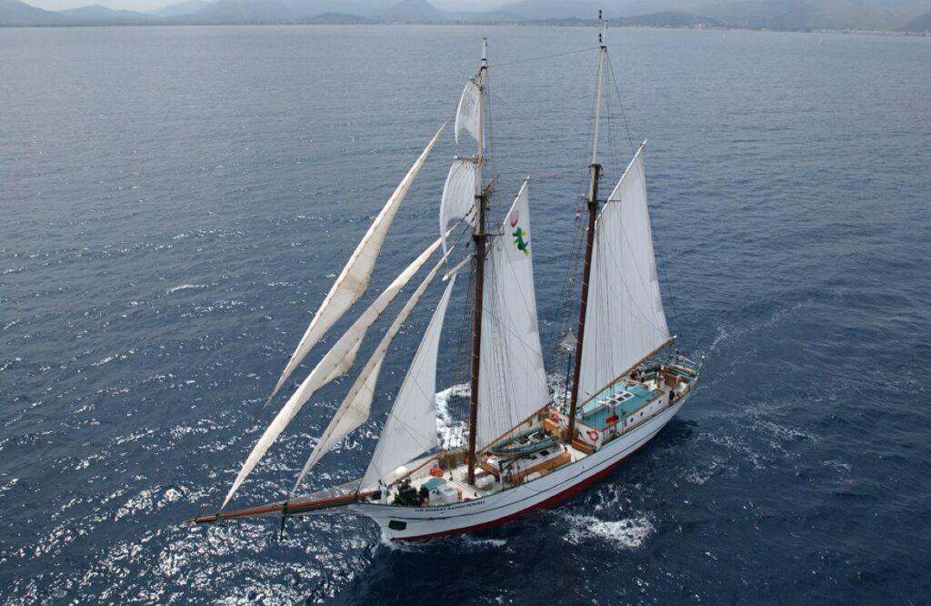 Sir Robert Baden Powell – Unter Segeln