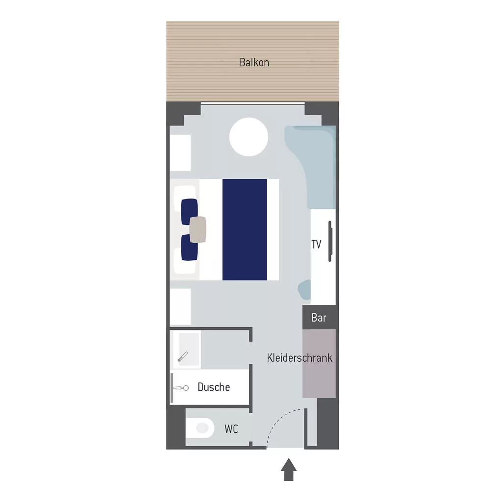 Grundriss Privilege Stateroom