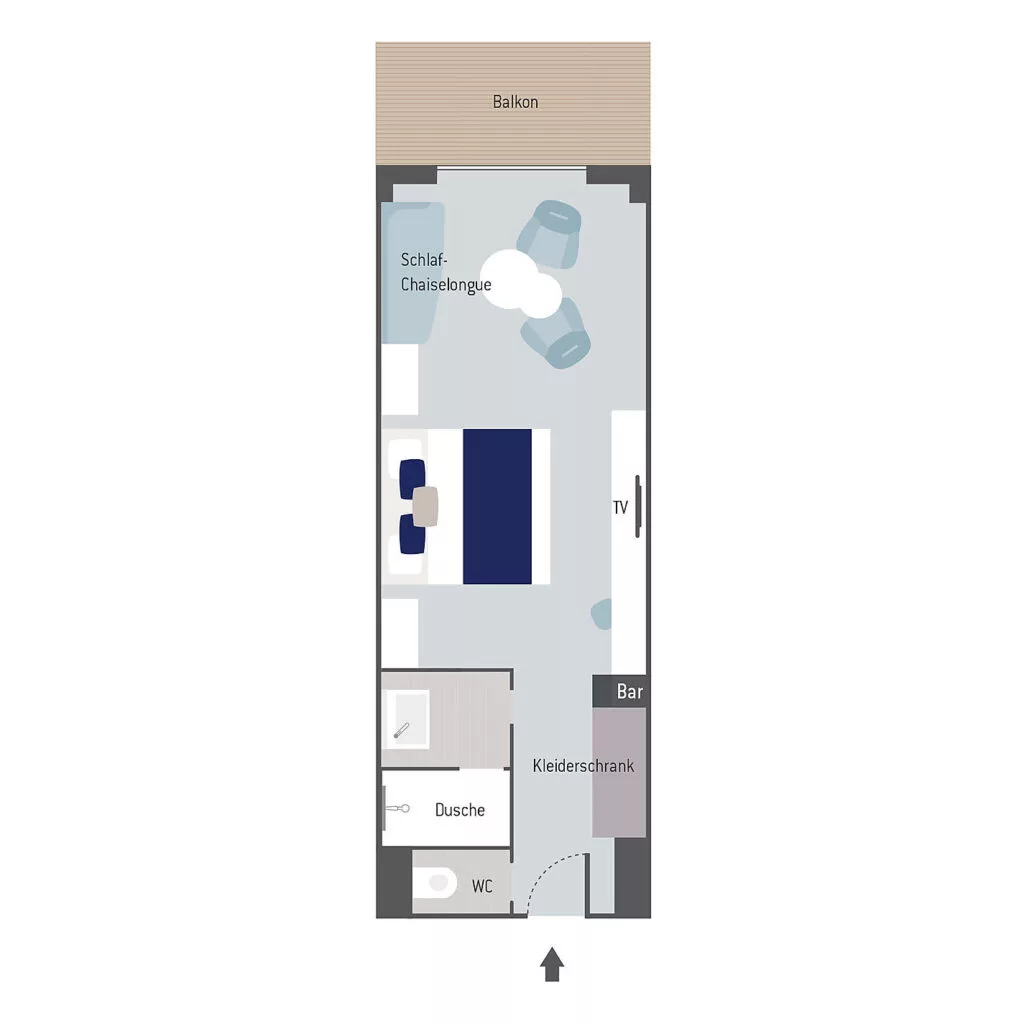 Grundriss Deluxe Suite