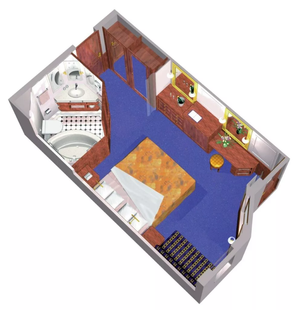Grundriss Deluxe Suite