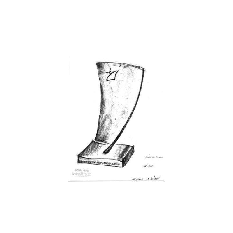 Wanderpokal der ivent-sailing Ostseeregatten - Originalzeichnung des Künstlers von 2009