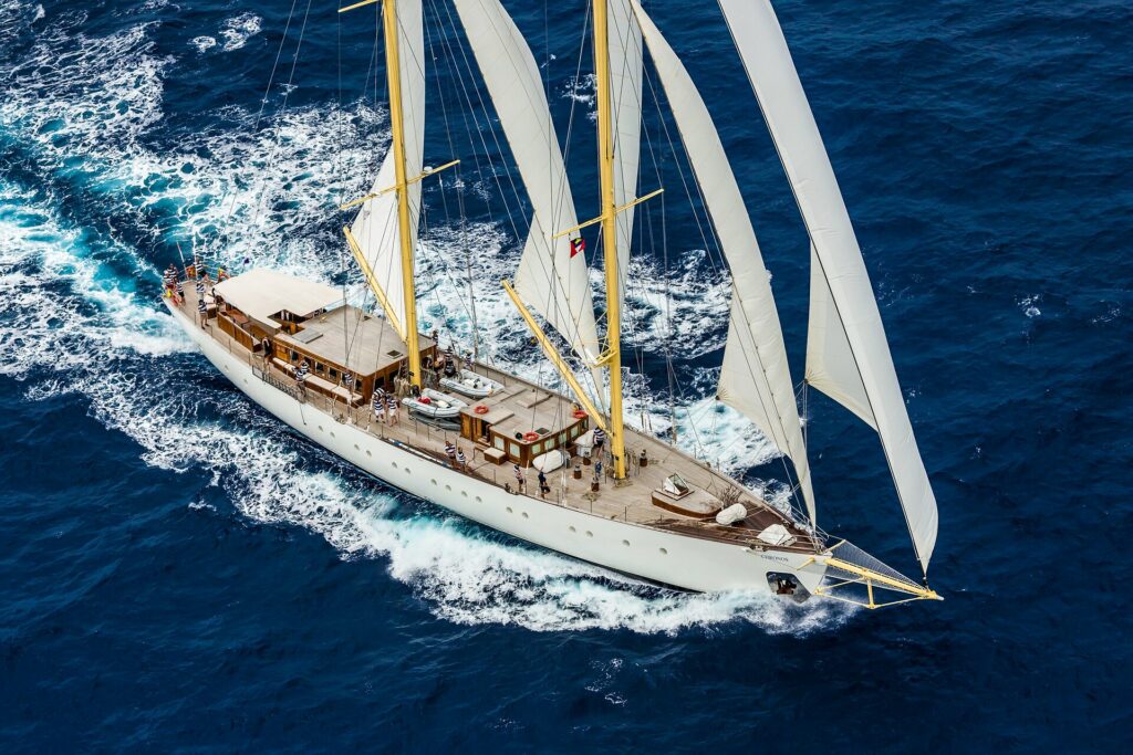 Segelyacht Chronos unter Segeln