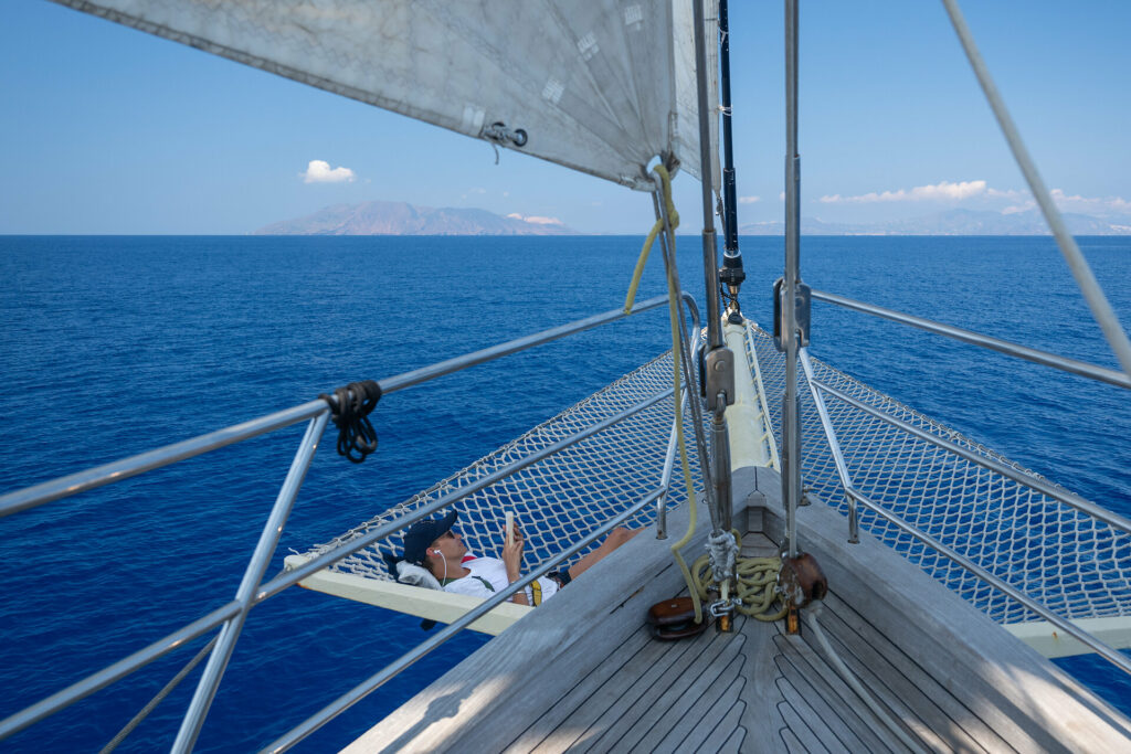 An Bord der Segelyacht Chronos – Sizilien