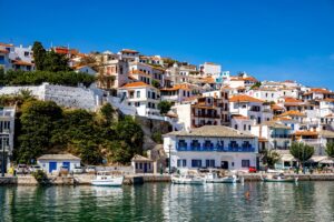 Sporaden Skopelos Stadt