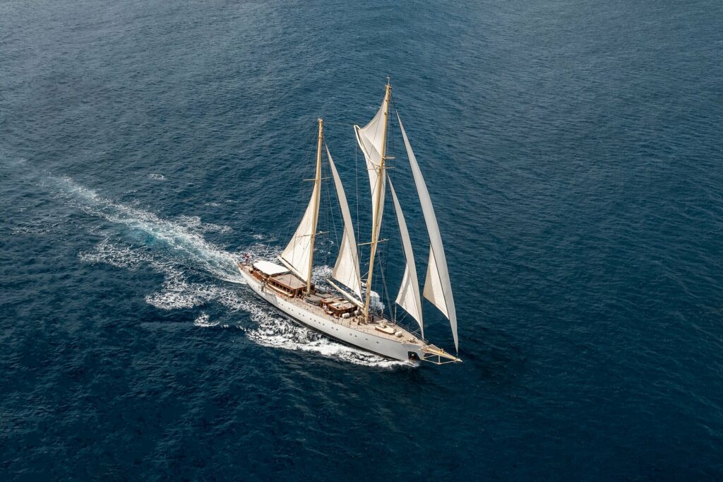 Segelyacht Chronos unter Segeln