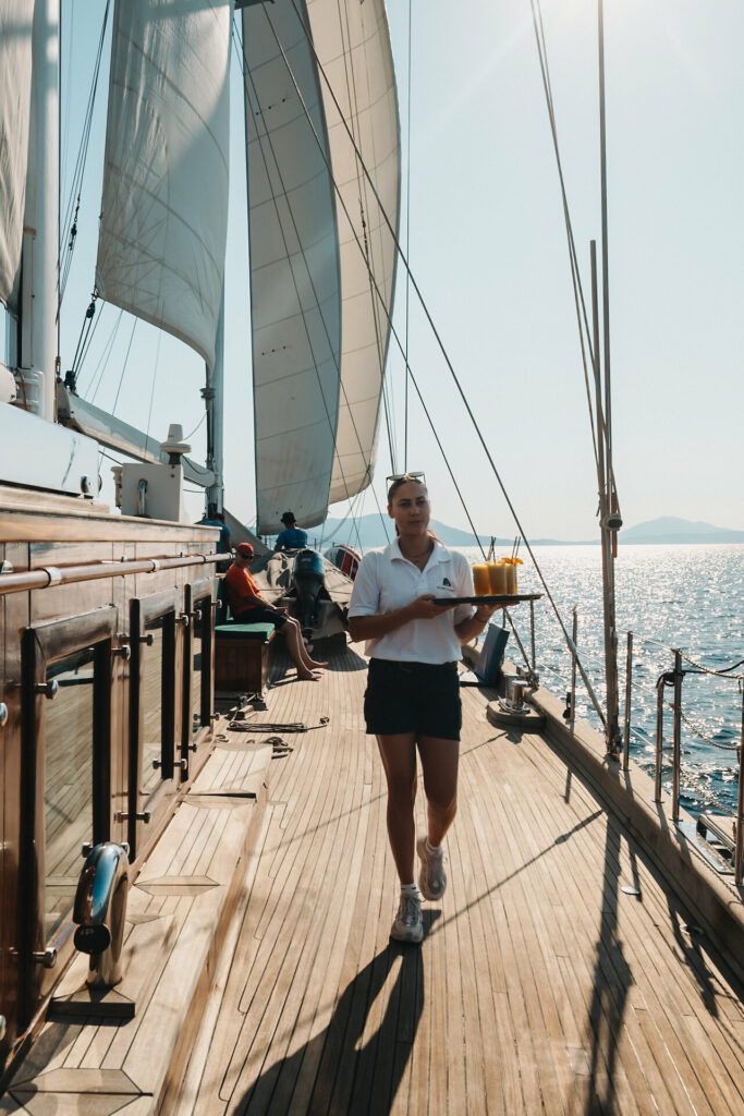 An Bord der Segelyacht Rhea – Griechenland