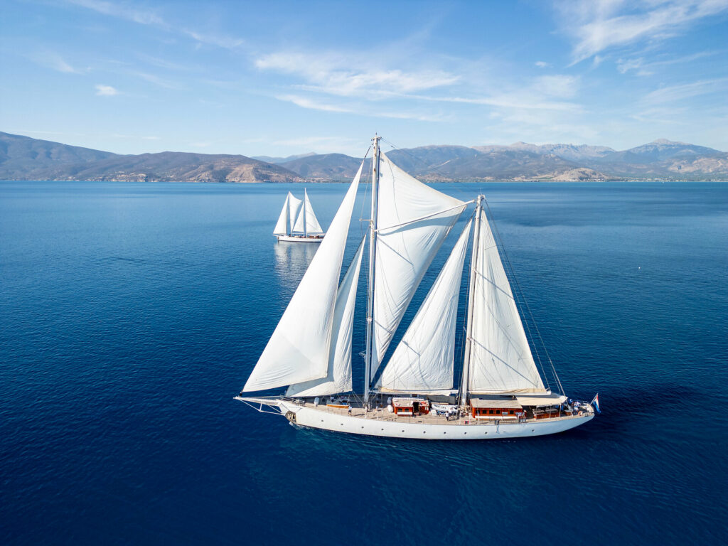 Segelyacht Kairos unter Segeln