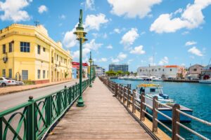Bridgetown, Barbados - historische Hafenpromenade