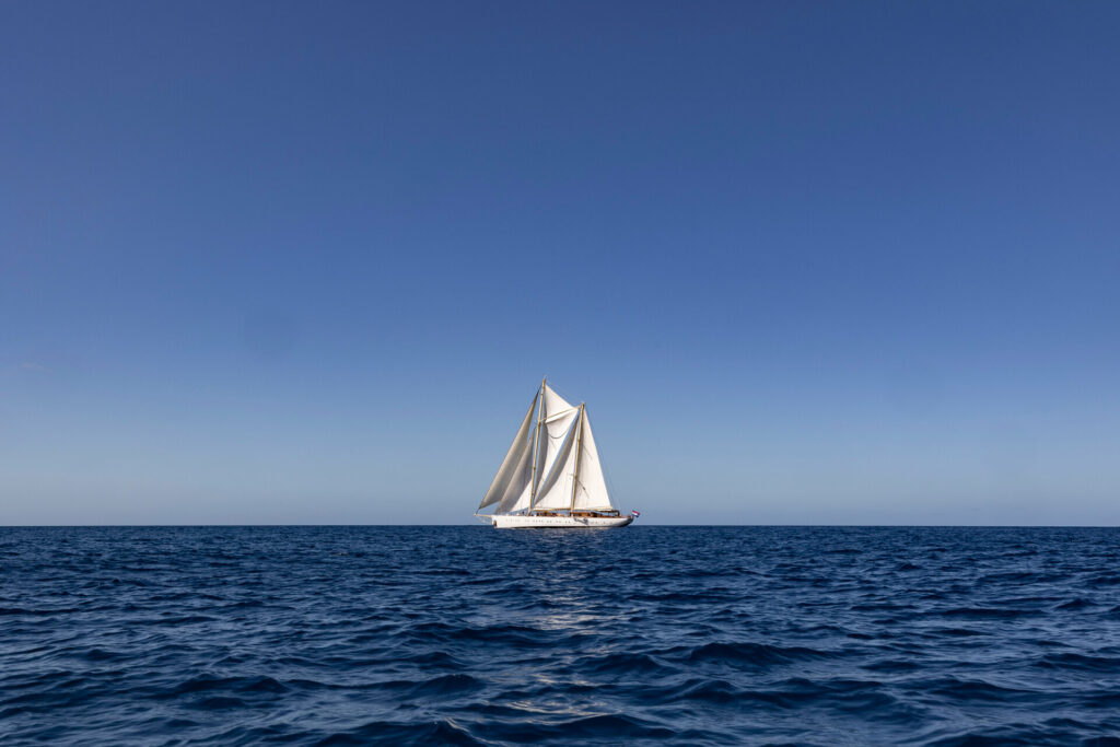 Segelyacht Chronos unter Segeln
