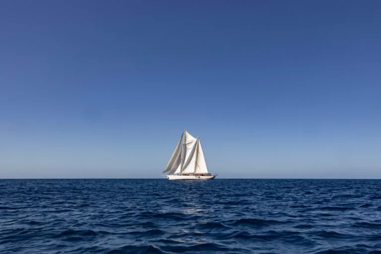 Segelyacht Chronos unter Segeln