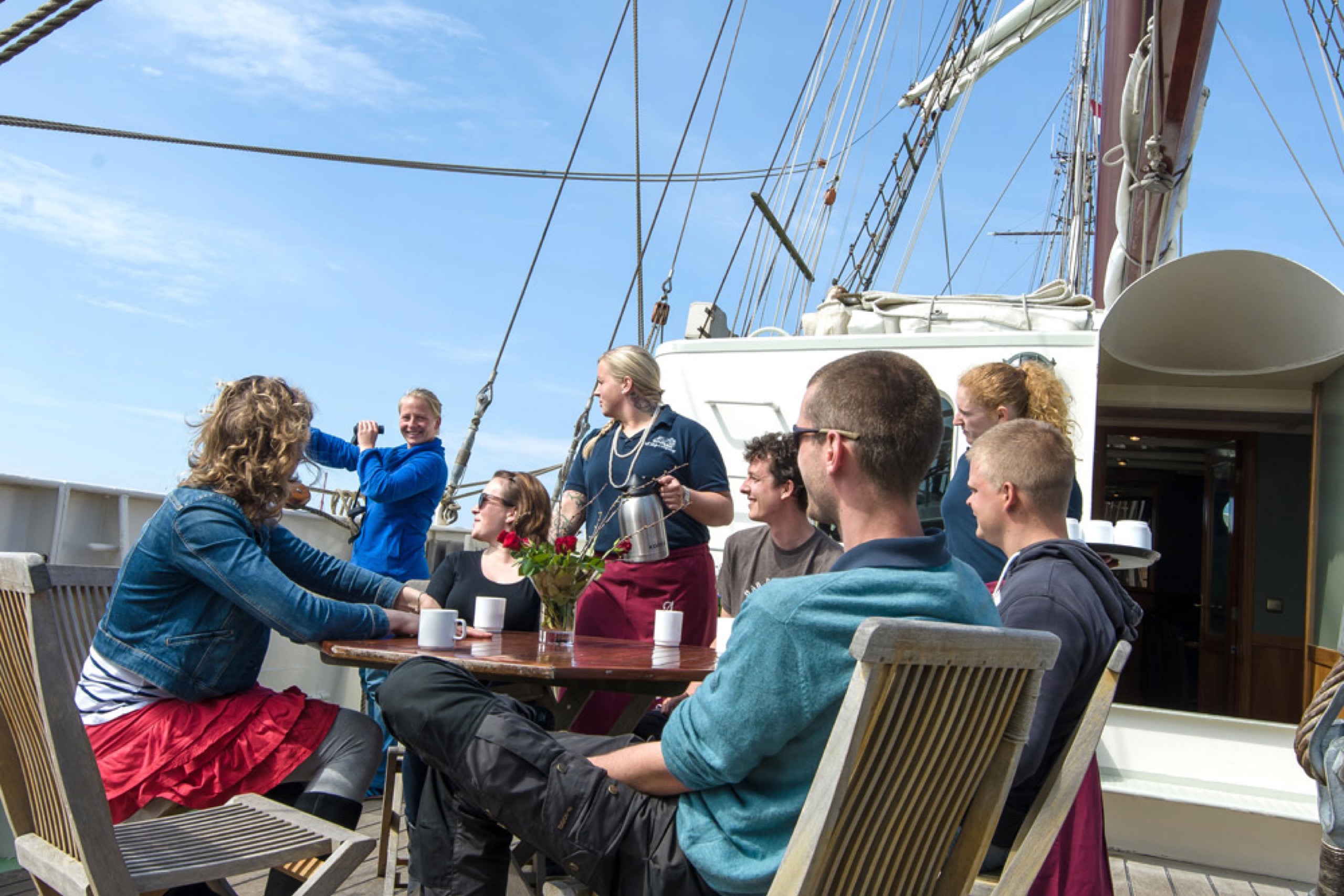 Gemeinsam an Deck