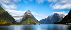 Milford Sound · Mitre Peak, Fiordland, Milford Sound (Fiordland), Neuseeland