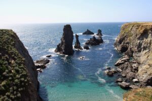 Die Felsnadeln Aiguilles de Port-Coton auf Belle-Ile-en-Mer