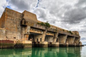 U-Boot-Basis Keroman in Lorient, Bretagne